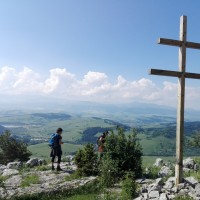 Čerenová skala , vyhliadka na Liptov